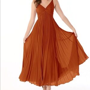 Brand new azazie bridesmaid dress paprika